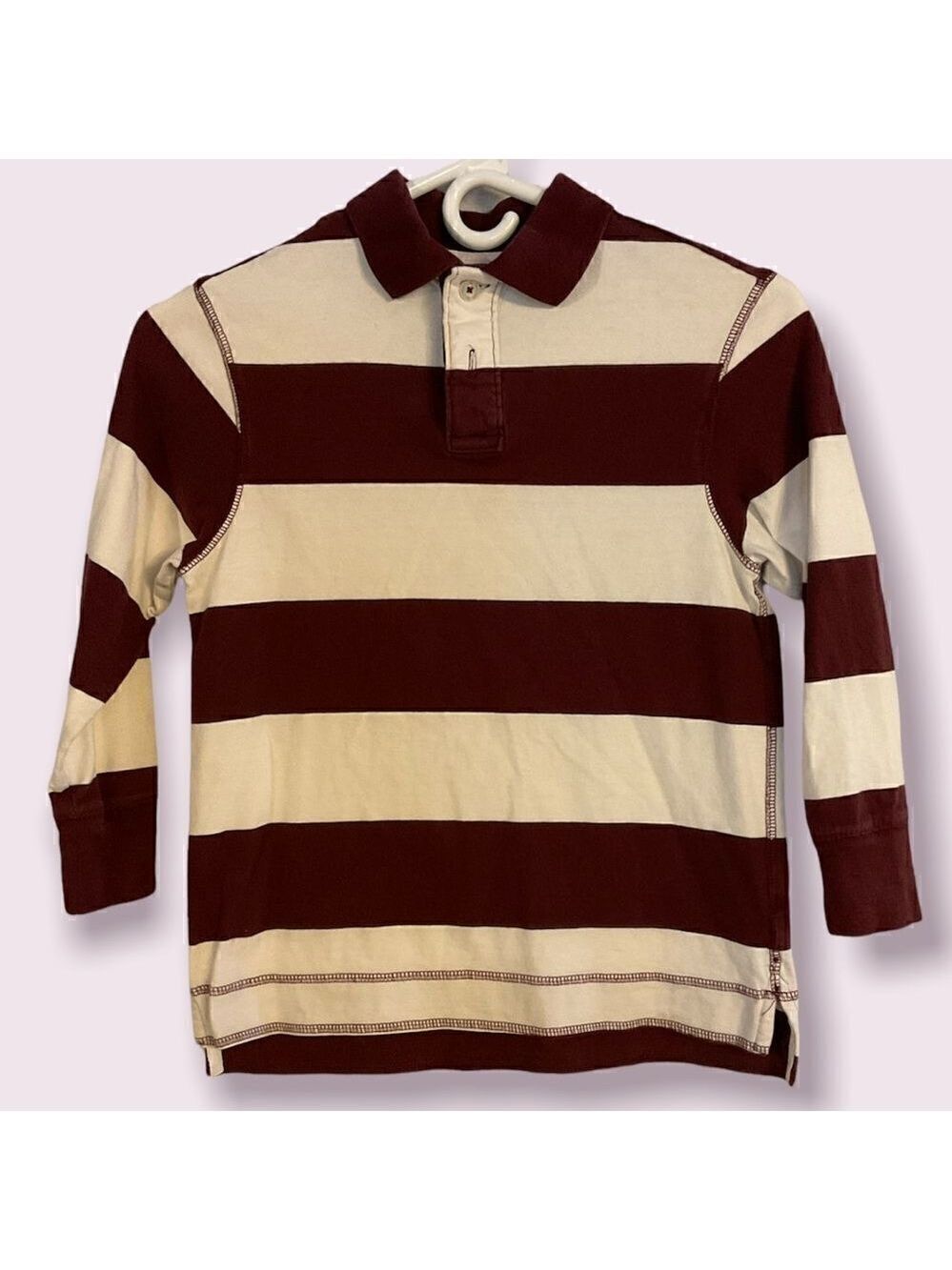 Arizona Jeans Long Sleeve Polo Style Top